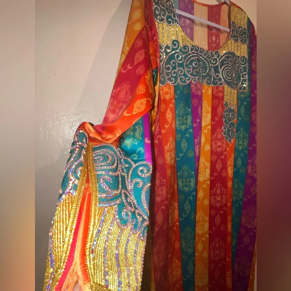 Colorful Crystal Dress From Dubai - Picture 2 of 5